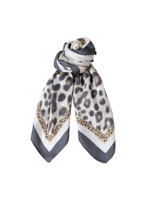 BCELENA satin scarf - Black
