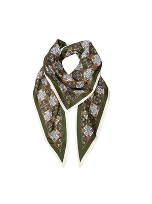 BCEWA satin scarf - Army