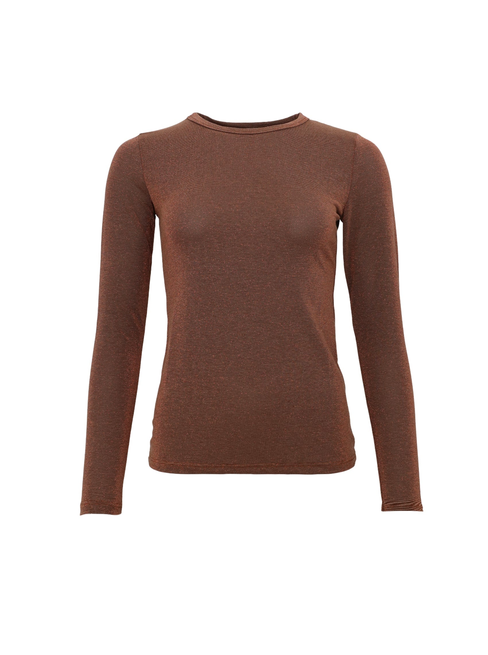 BCFAYE Lurex Blouse - Bronze - Black Colour