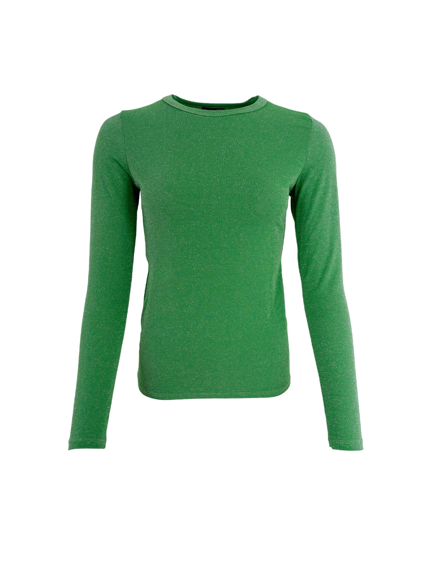 BCFAYE Lurex Blouse - Grass - Black Colour