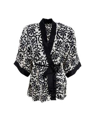 BCLUNA short kimono - Black Lily
