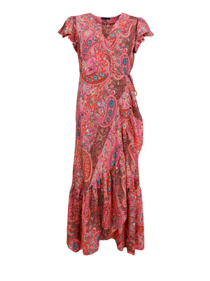 BCLUNA flared wrap dress - Scarlett Berry