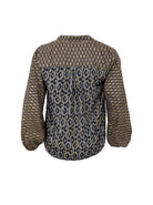 BCLUNA blouse - Grey Multi - Black Colour