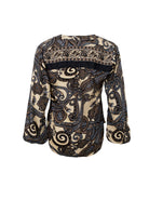 BCLUNA blouse - Grey Paisley - Black Colour