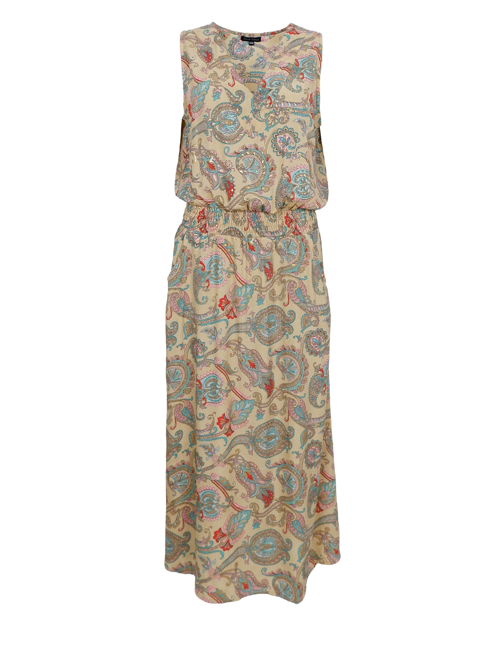 BCLUNA sleeveless dress - Safari Passion - Black Colour