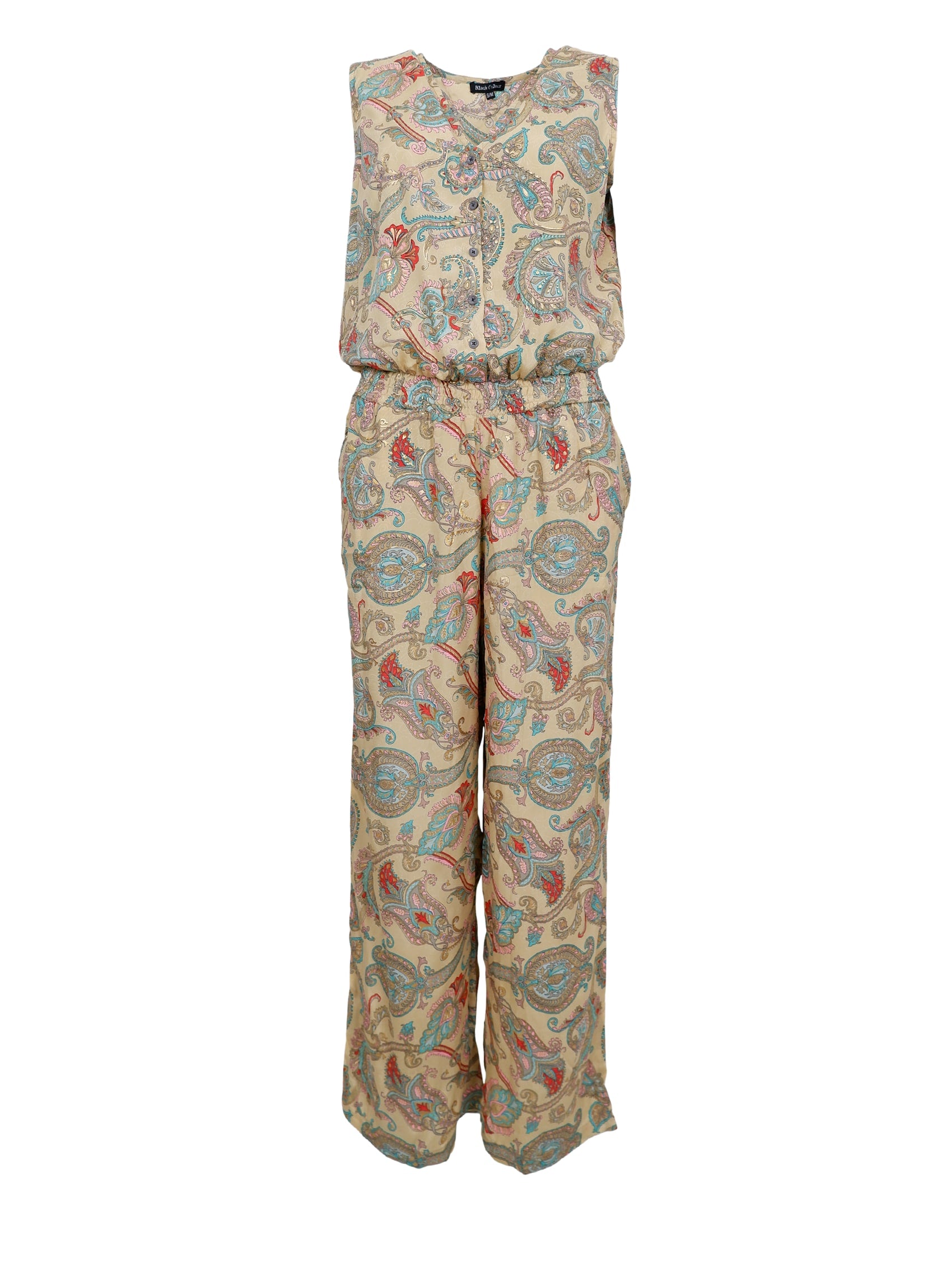 BCLUNA sleeveless jumpsuit - Safari Passion - Black Colour