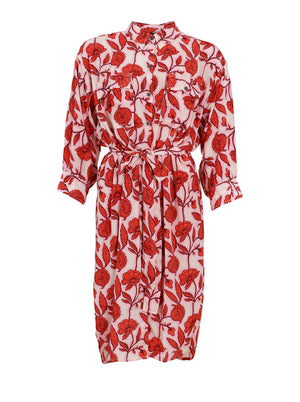 BCLUNA pocket shirt dress - Urban Red