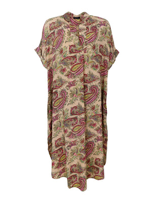 BCLUNA s/s kaftan tunic - Ruby Meadow