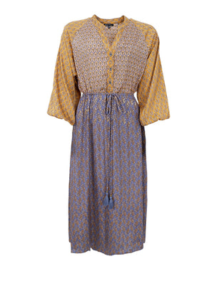 BCLUNA raglan dress - Golden Multi