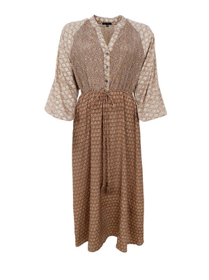 BCLUNA raglan dress - Nougat Multi