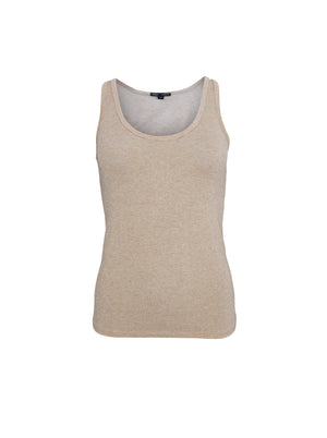 BCFAYE Lurex Top - Nude