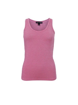 BCFAYE Lurex Top - Soft Pink