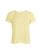 BCMAY SS tee - Pastel Yellow - Black Colour