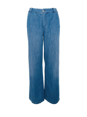BCNETTIE box jeans - Mid Blue Wash