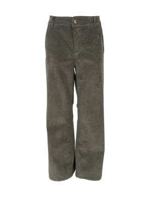 BCCORA corduroy box pant - Army