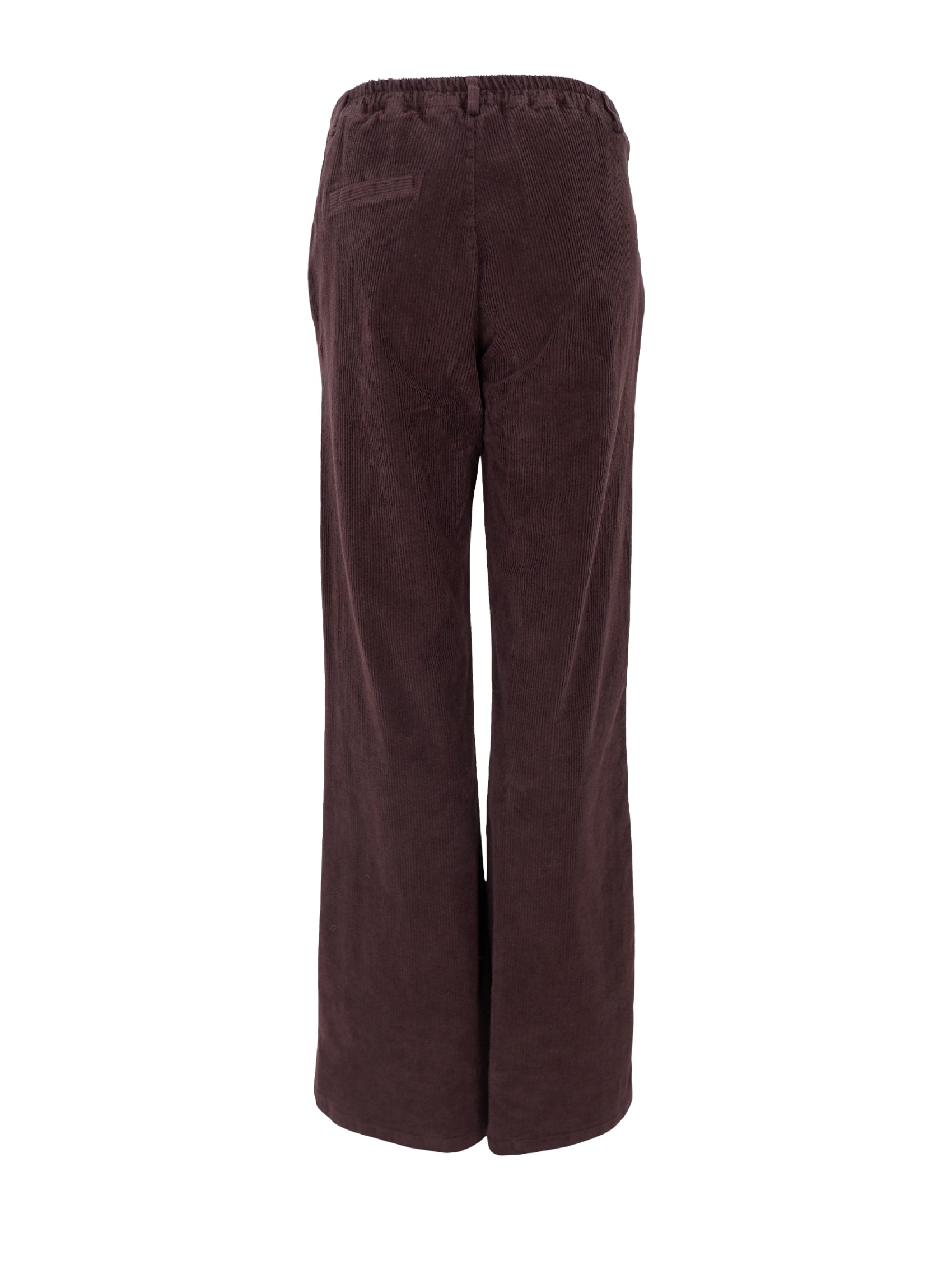 BCCORA corduroy box pant - Coffee - Black Colour