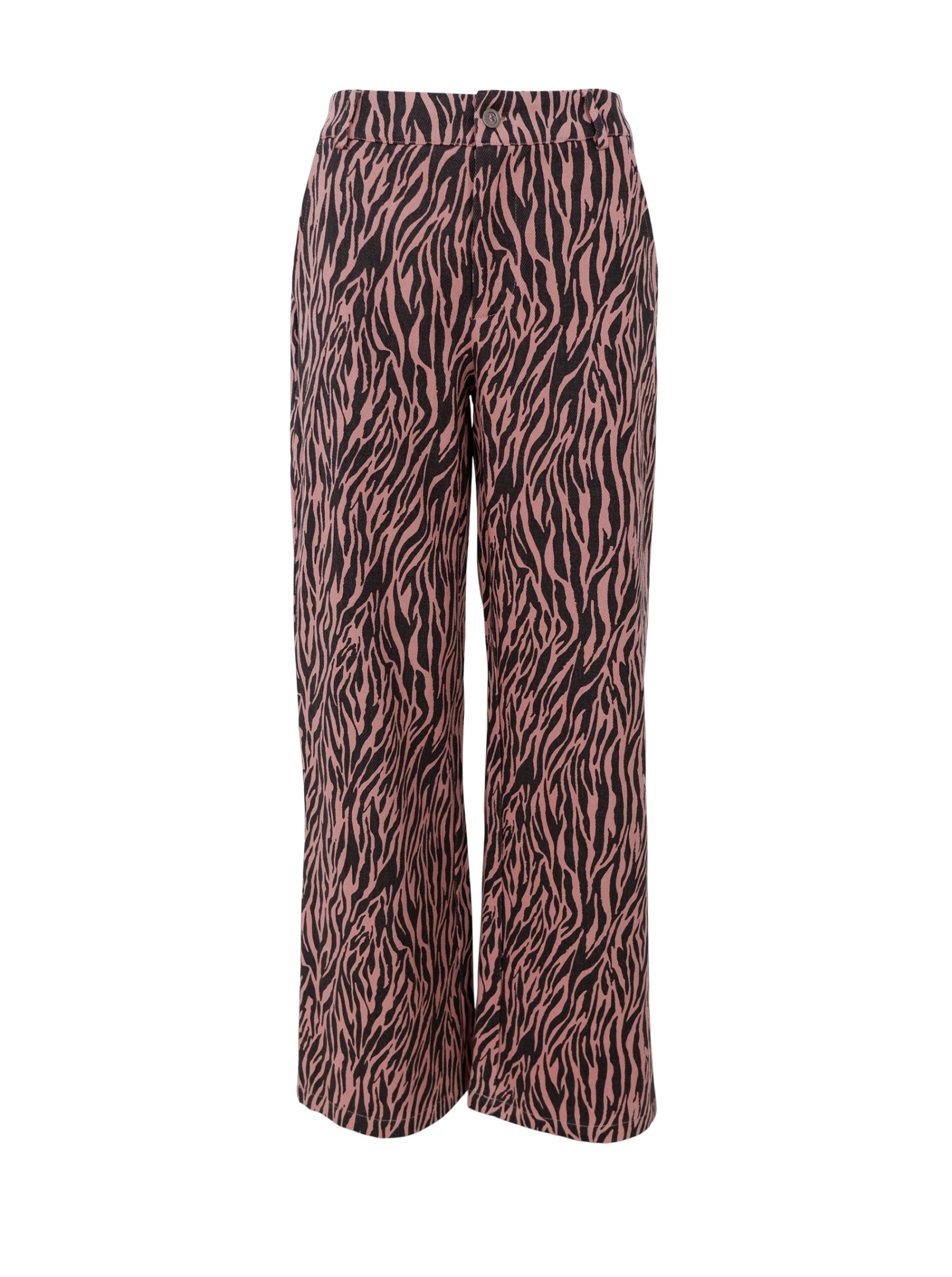 BCNIKITA zebra box pant - Rose Zebra - Black Colour