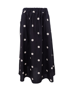 BCABBIE Skirt - Black Dot