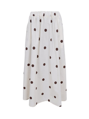 BCABBIE Skirt - Coffee Dot