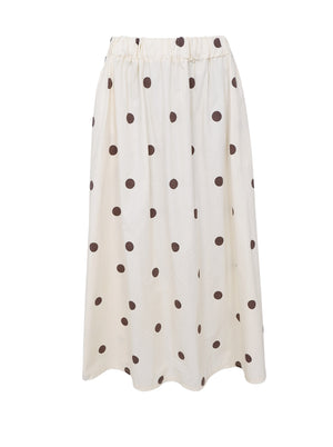BCABBIE Skirt - Cream Dot