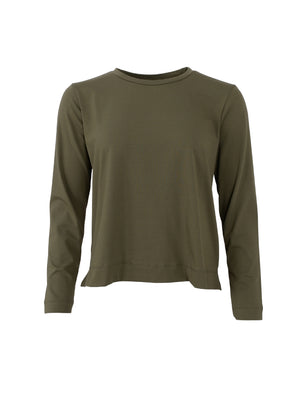 BCMAY LS tee - Army - Black Colour