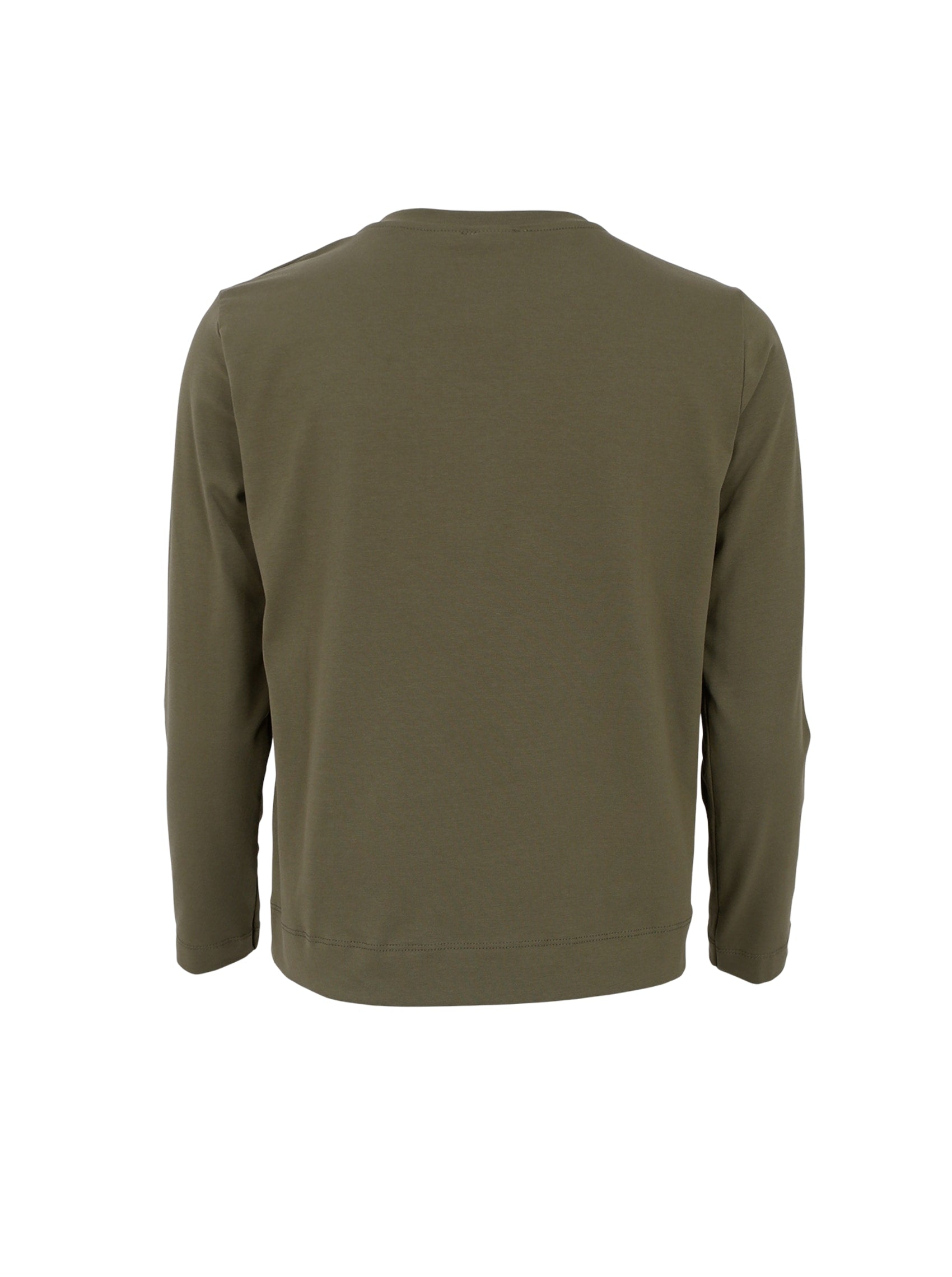 BCMAY LS tee - Army - Black Colour