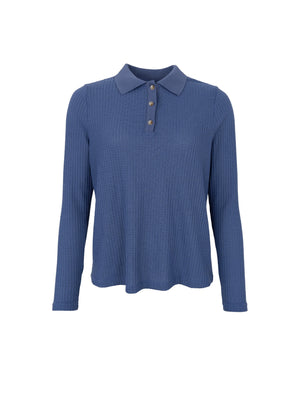 BCCIA LS tee - Jeans Blue