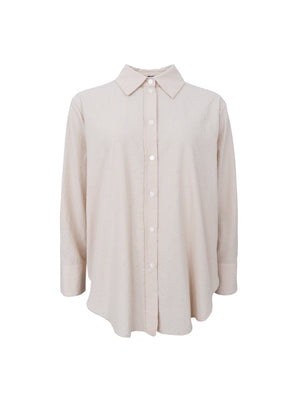BCSTARRY rhinestone shirt - Cream