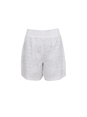 BCMILOS lace shorts - Off White