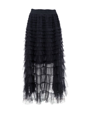 BCANGELINA mesh skirt - Black