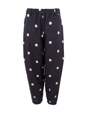 BCABBIE barrel pant - Black Dot