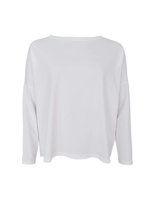 BCMAY loose ls blouse - Off White