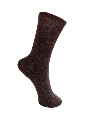BCLurex sock - Coffee