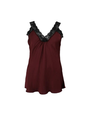BCBEA black lace top - Plum