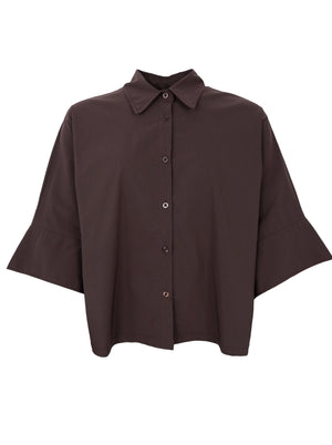 BCDAVINA loose shirt - Coffee