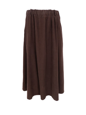 BCVIRGINIA corduroy skirt - Coffee