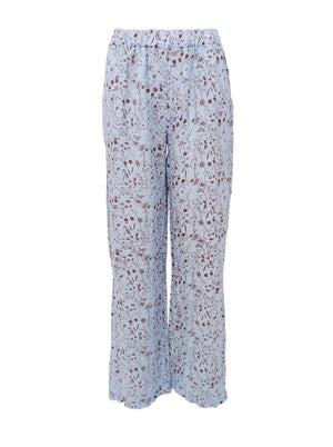 BCMELINA wide linen pant - Floral