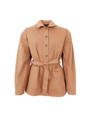 BCEMBER shirt jacket - Hazelnut