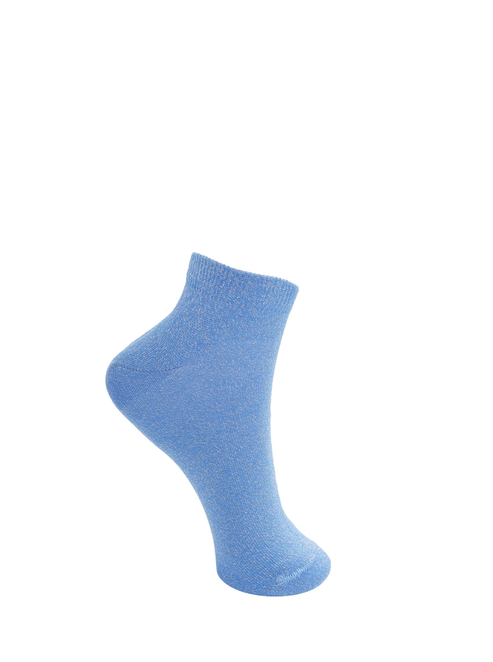 BCAnclet glitter sock - Cloud Blue - Black Colour
