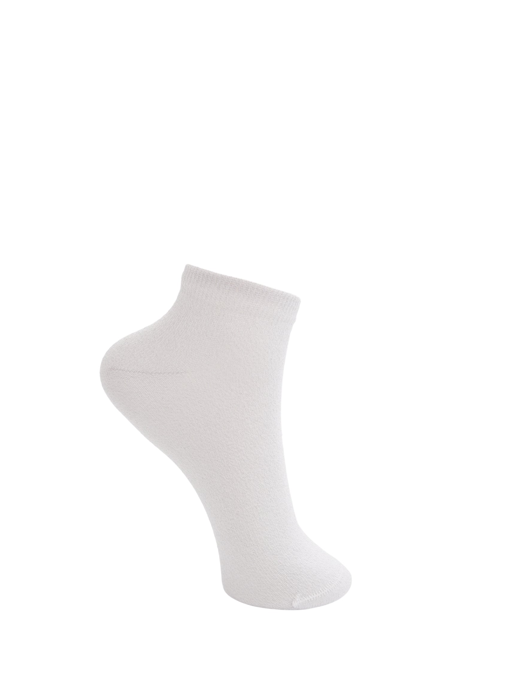 BCAnclet glitter sock - White - Black Colour