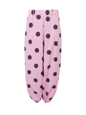 BCALLY balloon pants - Rose Dot