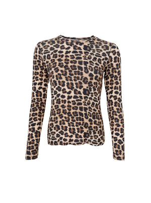 BCALBA LS tee - Natural Leo