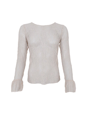 BCCILIE lace blouse - Cream