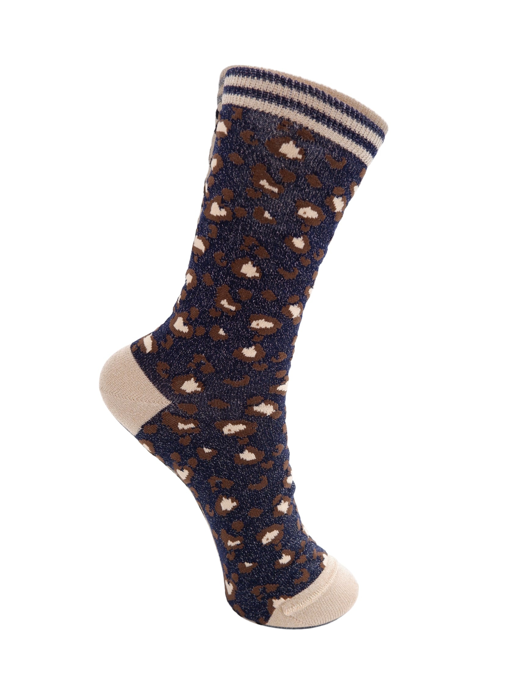 BCLeo sock - Navy - Black Colour
