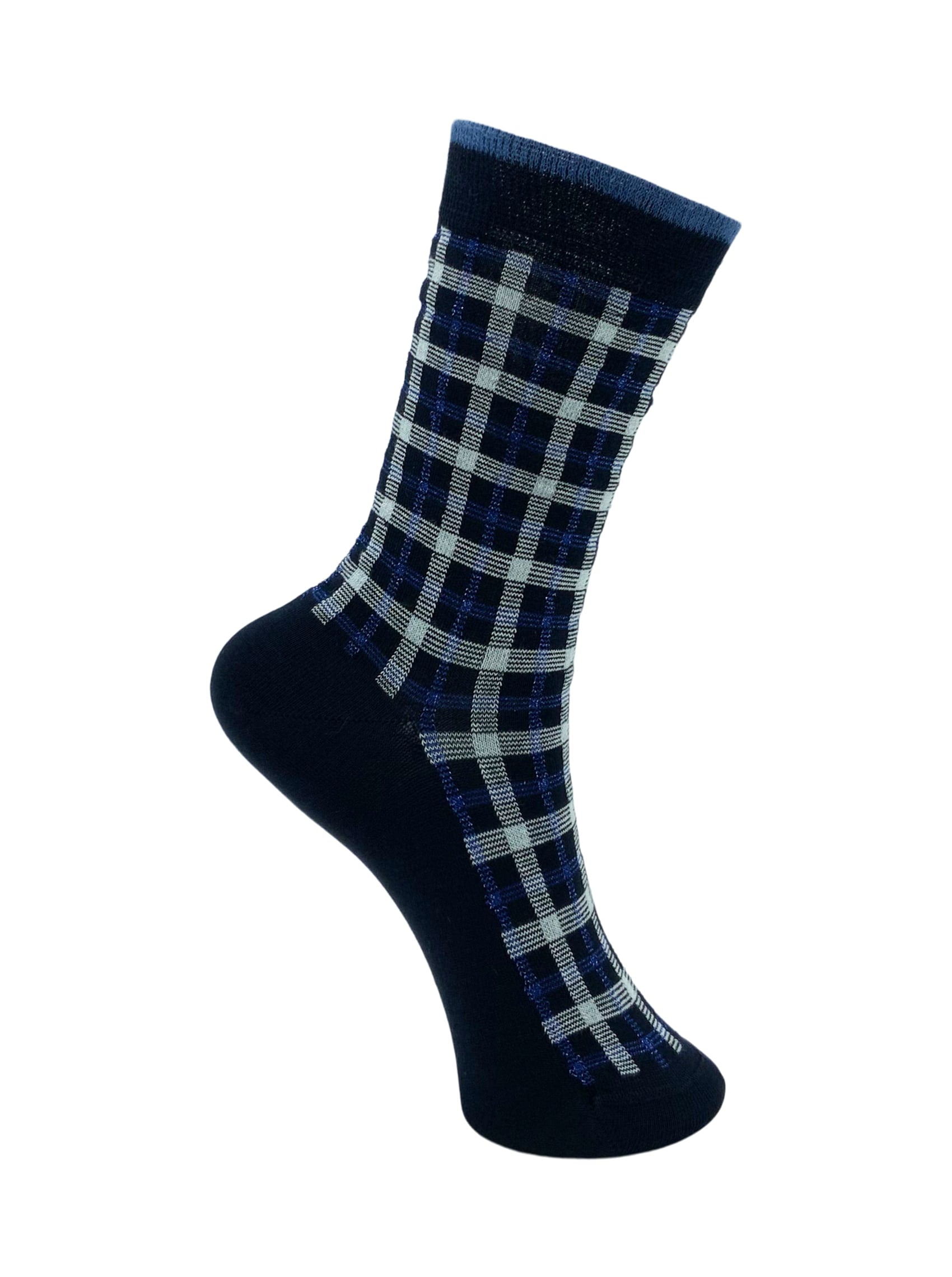 BCHIGHLAND  sock - Navy - Black Colour