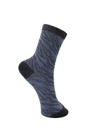 BCZULU sock - Blue - Black Colour