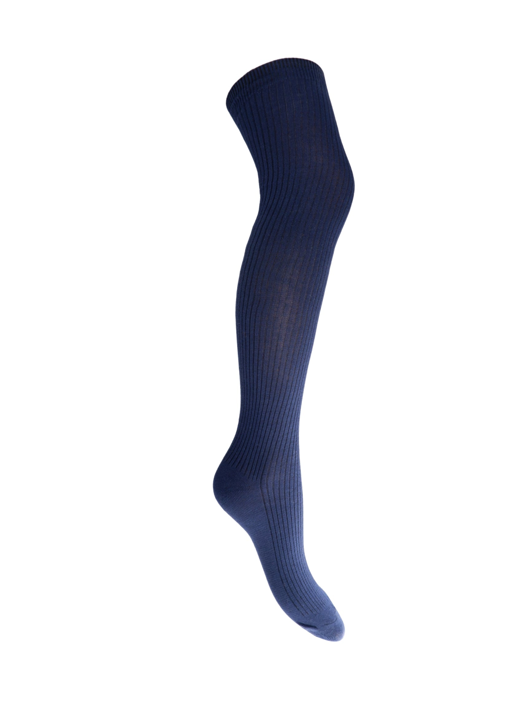BCMALIKA kneehigh rib sock - Navy - Black Colour