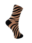 BCZIKA sock - Latte - Black Colour