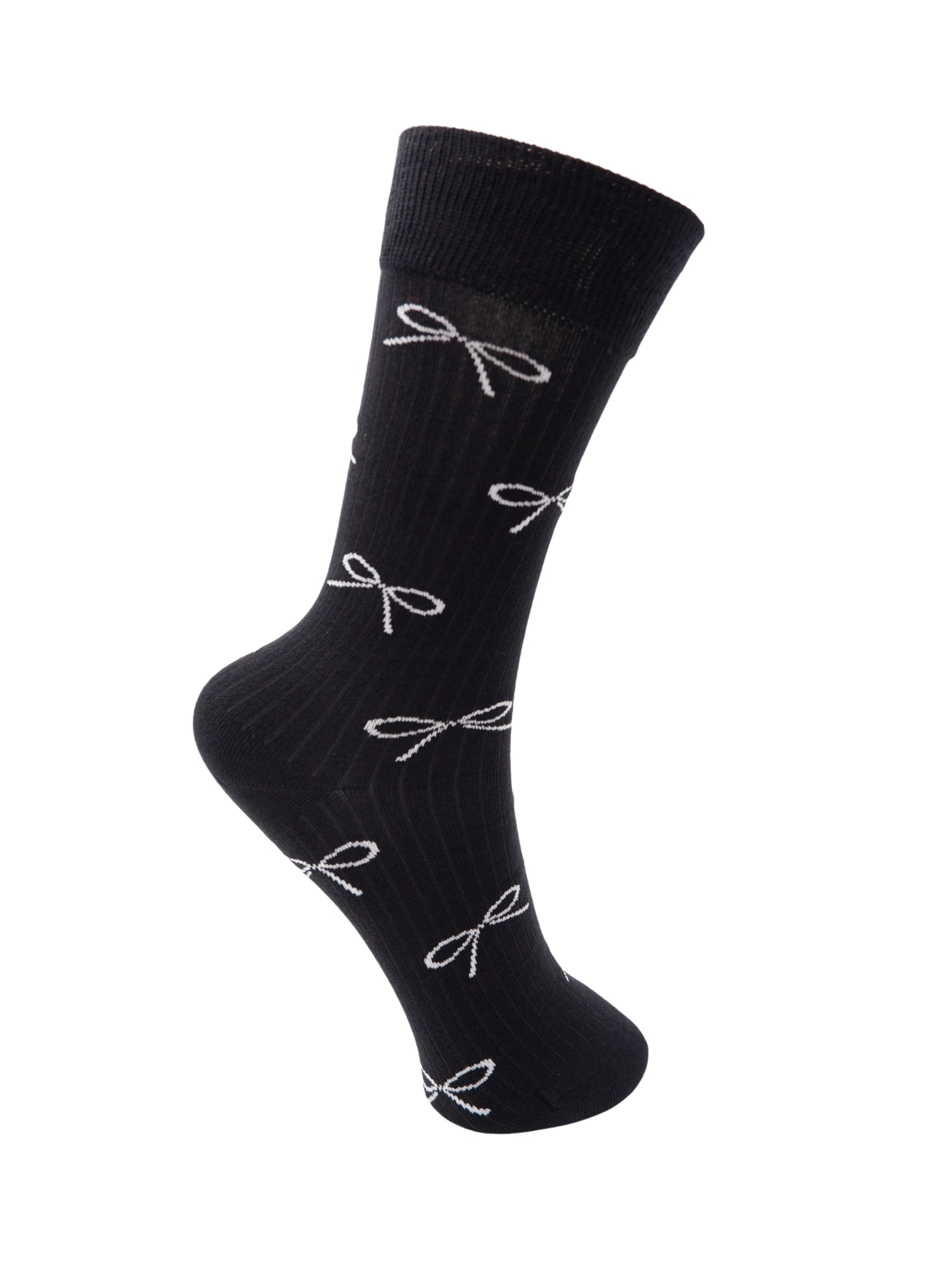 BCMINDY bow sock - Black - Black Colour