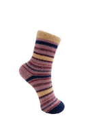 BCPATRICIA soft sock - Old Rose - Black Colour